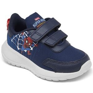 adidas x Marvel Neo Tensaur Running Sneakers Spider-Man Kids Shoes Navy Red 11